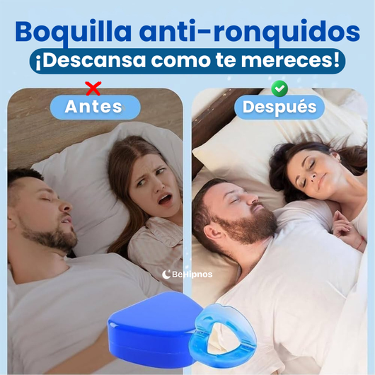 Boquilla anti-ronquidos - ¡Recomendado por profesionales!