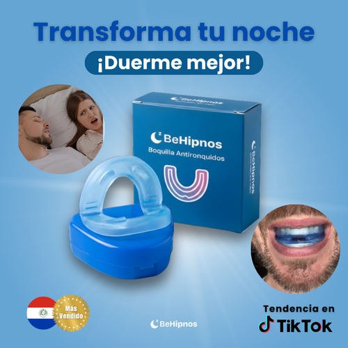 Boquilla anti-ronquidos - ¡Solución a los ronquidos!